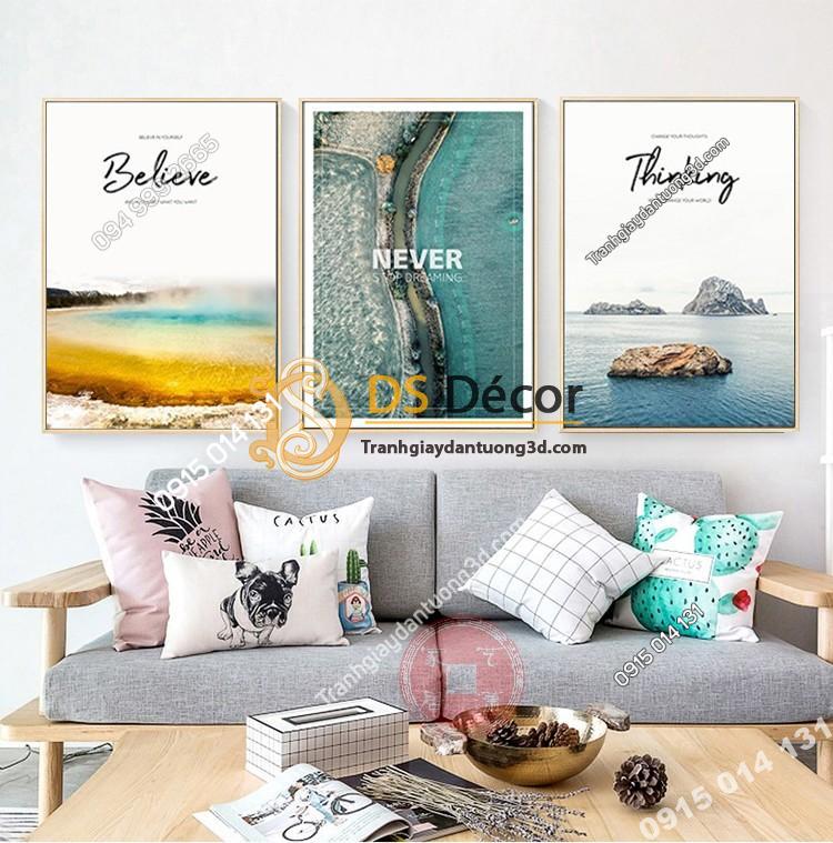 Tranh treo tường hiện đại TD3D007