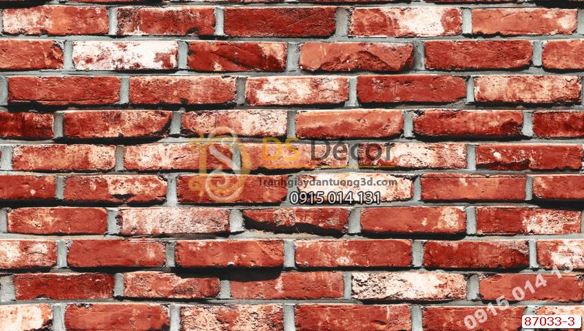 Giấy dán tường Hàn Quốc NATURAL tường gạch 87033-3