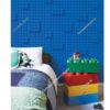 Giấy dán tường họa tiết Lego màu xanh dương dán phòng bé 5123-1KG