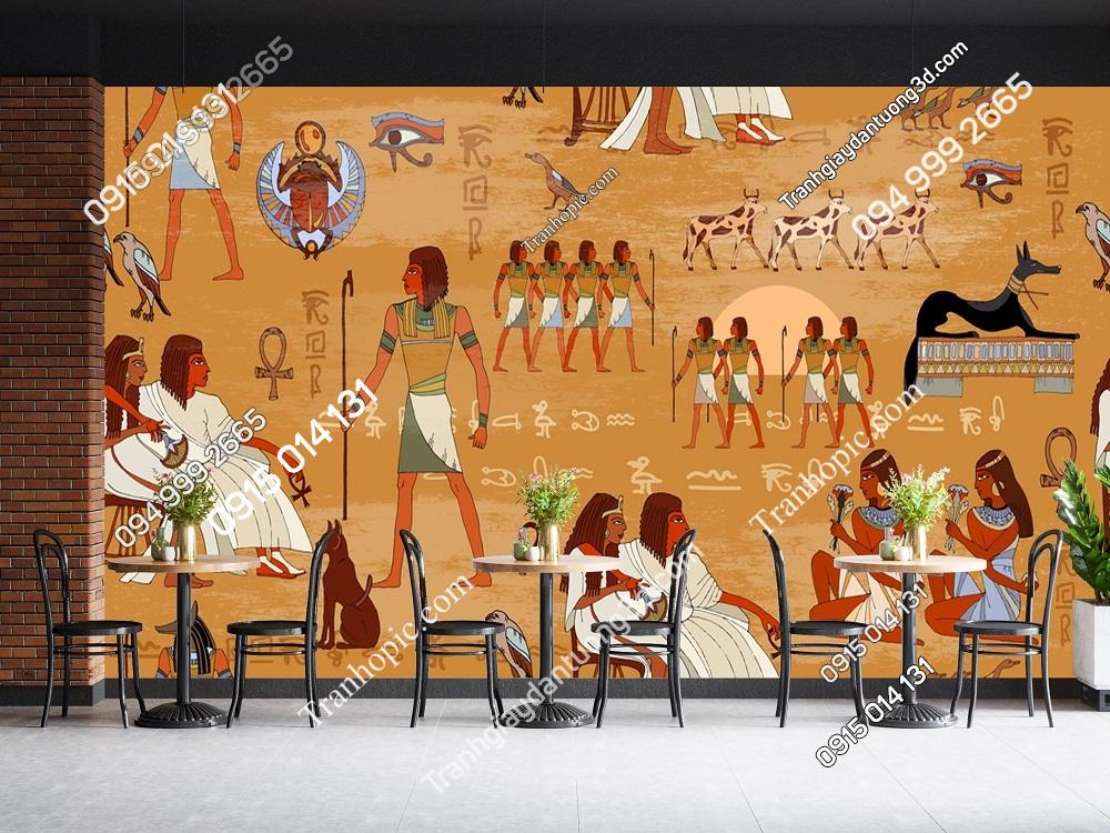 Tranh dán tường họa tiết Ai Cập cổ đại 533500415