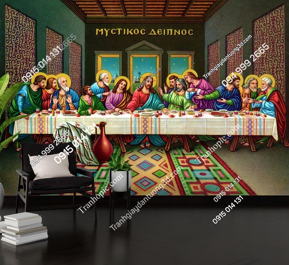 Tranh dán tường bữa ăn tối cuối cùng của Leonardo da Vinci 33073