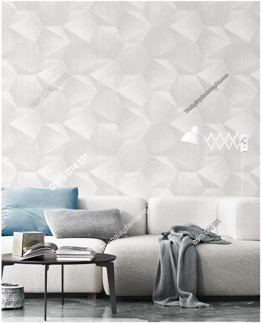 Giấy dán tường họa tiết lục giác đan xen 6311 HEADLINE