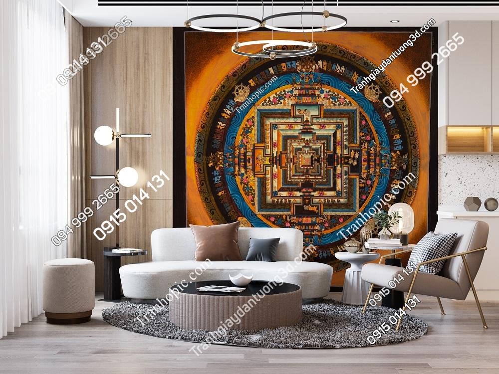 Tranh dán tường họa tiết Thangka 356193771