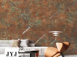 Phòng khách dán Giấy dán tường rỉ sét vintage độc đáo 7947-1 interior