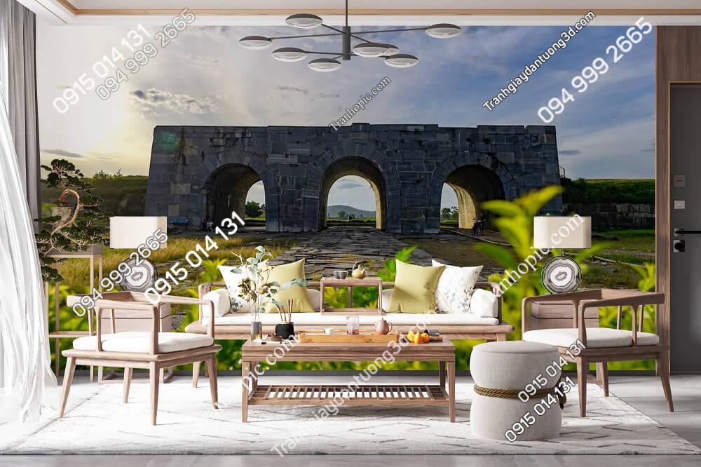 Tranh dán tường thành nhà Hồ tại Thanh Hóa 2328562745