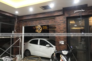 Giấy dán tường giả gỗ
