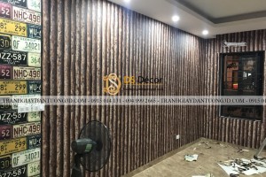 Giấy dán tường giả gỗ