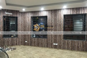 Giấy dán tường giả gỗ