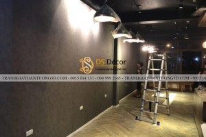 Mẫu giấy 3D217 giả xi măng dán quán lẩu nướng