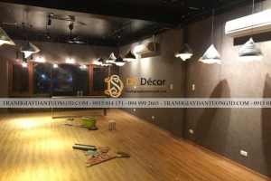 Mẫu giấy 3D217 giả xi măng dán quán lẩu nướng tại Long Biên - Hà Nội Mẫu giấy 3D217 giả xi măng dán quán lẩu nướng tại Long Biên - Hà Nội