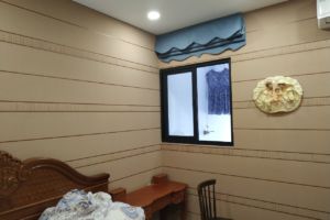 Thi công thực tế giấy dán tường chung cư cao cấp tại Hà Nội Thi công thực tế giấy dán tường chung cư cao cấp tại Hà Nội