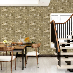 Giấy dán tường Hàn QUốc NATURE giả đá nâu mờ 73003-3 Giấy dán tường Hàn QUốc NATURE giả đá nâu mờ 73003-3