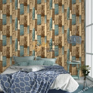 Giấy dán tường Hàn QUốc NATURE gỗ xanh vintage 73012-3 Giấy dán tường Hàn QUốc NATURE gỗ xanh vintage 73012-3