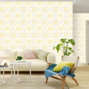 Giấy dán tường Hàn QUốc NATURE họa tiết mai rùa tân cổ điển vàng 73013-2 Giấy dán tường Hàn QUốc NATURE họa tiết mai rùa tân cổ điển vàng 73013-2