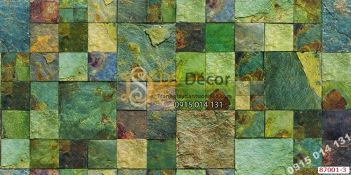 Giấy dán tường Hàn Quốc NATURAL giả đá 87001-3