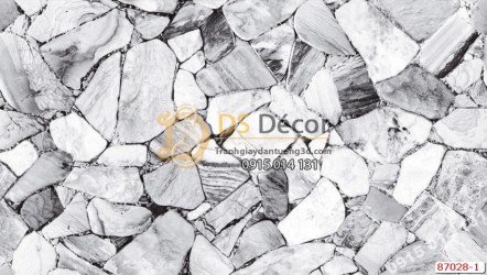 Giấy dán tường Hàn Quốc NATURAL đá vỡ 87028-1