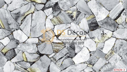 Giấy dán tường Hàn Quốc NATURAL đá vỡ 87028-2