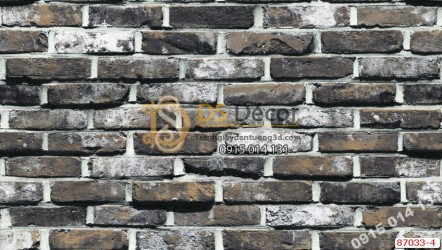 Giấy dán tường Hàn Quốc NATURAL tường gạch 87033-4 Giấy dán tường Hàn Quốc NATURAL tường gạch 87033-4
