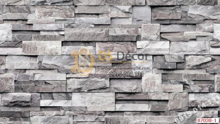 Giấy dán tường Hàn Quốc NATURAL tường đá 87038-1
