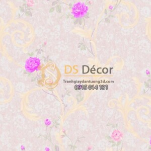Giấy dán tường Hàn Quốc Hoa Châu Âu cổ điển ANGEL 51009-3 Giấy dán tường Hàn Quốc Hoa Châu Âu cổ điển ANGEL 51009-3