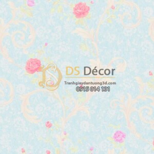 Giấy dán tường Hàn Quốc Hoa Châu Âu cổ điển ANGEL 51009-4 Giấy dán tường Hàn Quốc Hoa Châu Âu cổ điển ANGEL 51009-4