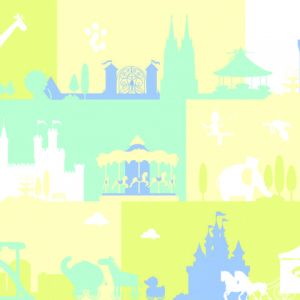 Giấy dán tường Hàn Quốc trẻ em Dream World A5097-2 Giấy dán tường Hàn Quốc trẻ em Dream World A5097-2