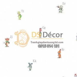 Giấy dán tường Hàn Quốc trẻ em Dream World A5100-1 Giấy dán tường Hàn Quốc trẻ em Dream World A5100-1