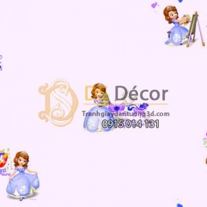 Giấy dán tường Hàn Quốc trẻ em Dream World D5075-1 Giấy dán tường Hàn Quốc trẻ em Dream World D5075-1