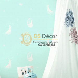 Giấy dán tường Hàn Quốc trẻ em Dream World D5076-2 Giấy dán tường Hàn Quốc trẻ em Dream World D5076-2