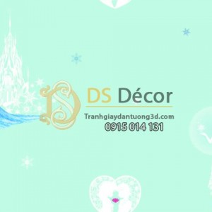Giấy dán tường Hàn Quốc trẻ em Dream World D5077-1 Giấy dán tường Hàn Quốc trẻ em Dream World D5077-1