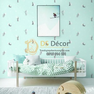 Giấy dán tường Hàn Quốc trẻ em Dream World D5102-1 phối cảnh Giấy dán tường Hàn Quốc trẻ em Dream World D5102-1 phối cảnh