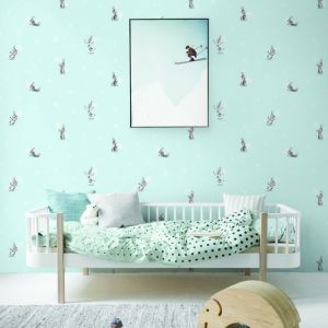 Giấy dán tường Hàn Quốc trẻ em Dream World D5102-1 phối cảnh Giấy dán tường Hàn Quốc trẻ em Dream World D5102-1 phối cảnh