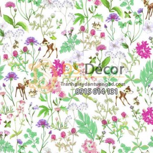 Giấy dán tường Hàn Quốc trẻ em Dream World D5104-1 Giấy dán tường Hàn Quốc trẻ em Dream World D5104-1