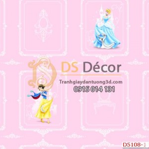 Giấy dán tường Hàn Quốc trẻ em Dream World D5108-1 Giấy dán tường Hàn Quốc trẻ em Dream World D5108-1
