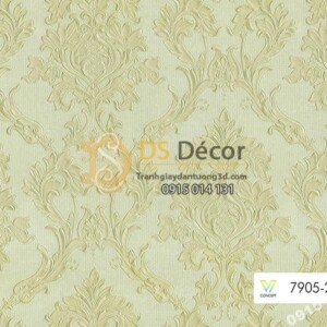Giấy dán tường Hàn Quốc hiện đại kiểu châu âu màu nâu nhạt 7905-2 Giấy dán tường Hàn Quốc hiện đại kiểu châu âu màu nâu nhạt 7905-2