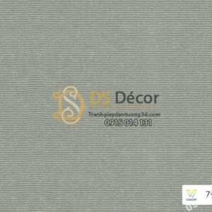 Giấy dán tường Hàn Quốc hiện đại một màu xám mã 7910 - 5