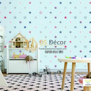 Giấy dán tường Hàn Quốc trẻ em sao 7925-2 KG Giấy dán tường Hàn Quốc trẻ em sao 7925-2 KG
