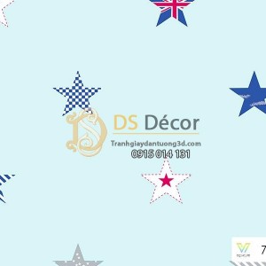 Giấy dán tường Hàn Quốc trẻ em sao 7925-2 Giấy dán tường Hàn Quốc trẻ em sao 7925-2